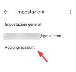 aggiungi account