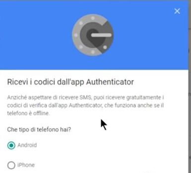 Scelta del tipo di cellulare