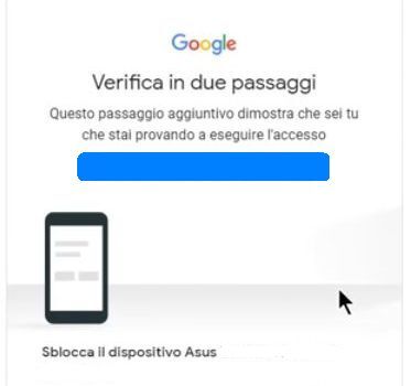 Schermata verifica sul pc