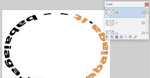 livelli con duplicazioni e colorazione