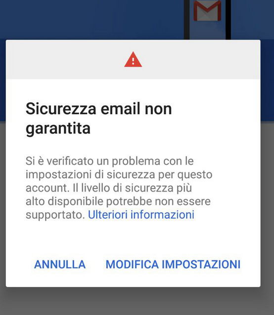 sicurezza email